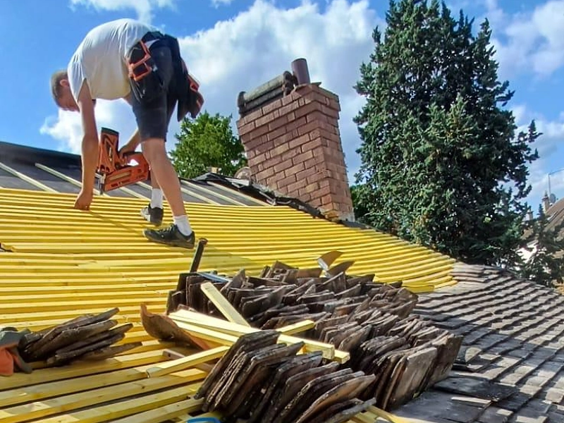 Restauration de charpente bois traditionnelle dans le Loiret par Mr. Reinaud
